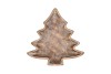 CONCRETE GOLDEN XMAS TREE PLATE 35X35X5CM