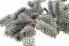 SILK PINE WITH CONE AND SNOW 102CM
