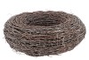 WREATH BIRCH TREE WHITEWASH 65X17CM