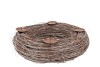 WREATH ELM BRANCHES NATURAL WITH CANDLESTICK 50X12CM