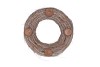 WREATH ELM BRANCHES NATURAL WITH CANDLESTICK 50X12CM