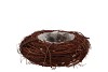 WREATH ELM BRANCHES PLANTER BROWN WITH BOTTOM 30X10CM