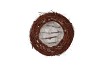 WREATH ELM BRANCHES PLANTER BROWN WITH BOTTOM 30X10CM