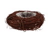 WREATH ELM BRANCHES PLANTER BROWN WITH BOTTOM 40X10CM