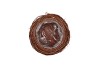 NATURE ELM BRANCH BROWN PLANTER WITH BOTTOM 14X10CM
