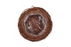 NATURE ELM BRANCH BROWN PLANTER WITH BOTTOM 18X15CM