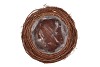 NATURE ELM BRANCH BROWN PLANTER WITH BOTTOM 20X18CM