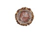 WREATH WOOD BROWN PLANTER WITH BOTTOM 10X10X10CM