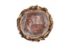 WREATH WOOD BROWN PLANTER WITH BOTTOM 19X20X14CM
