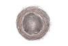 NATURE ELM BRANCH WHITE PLANTER WITH BOTTOM 18X15CM
