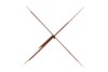 RUSTY SCOTTISH BROWN TREE DECO 31X50CM