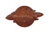 RUSTY SCOTTISH BROWN DECO TREE 19X12X40CM