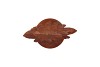 RUSTY SCOTTISH BROWN DECO TREE 13X9X20CM