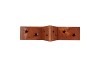 RUSTY SCOTTISH BROWN DECO STAR 23X6X24CM
