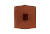 RUSTY SCOTTISH BROWN DECO HOUSE CANDLE 14X31CM