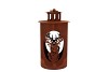 RUSTY SCOTTISH BROWN DEER LATERN 17X30CM