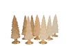 TWINKLE COSY SAND MIX GLASS TREE MATT ASS 9X25CM