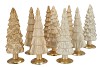 TWINKLE COSY SAND MIX GLASS TREE MATT ASS 10X35CM