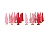 TWINKLE JOLLY PINK MIX GLASS TREE MATT ASS 9X25CM