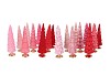 TWINKLE JOLLY PINK MIX GLASS TREE MATT ASS 10X30CM