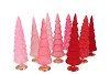 TWINKLE JOLLY PINK MIX GLASS TREE MATT ASS 10X30CM