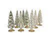 TWINKLE NORDIC GREEN MIX GLASS TREE SHINY ASS 9X25CM
