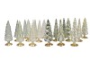 TWINKLE NORDIC GREEN MIX GLASS TREE SHINY ASS 10x30CM