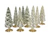 TWINKLE NORDIC GREEN MIX GLASS TREE SHINY ASS 10x30CM