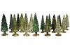 TWINKLE MAJESTIC GREEN MIX GLASS TREE SHINY ASS 10X35CM