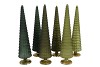 TWINKLE MAJESTIC GREEN MIX GLASS TREE MATT ASS 11X45CM