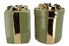 JOY MAJESTIC GREEN VASE PRESENT 23X35CM NM