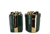 JOY MAJESTIC DARK GREEN VASE PRESENT 16X20CM NM