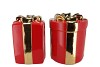 JOY JOLLY RED VASE PRESENT 20X30CM NM