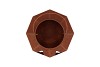 RUSTY SCOTTISH BROWN DECO PUMPKIN 23X20CM