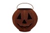 RUSTY SCOTTISH BROWN DECO PUMPKIN 26X23CM