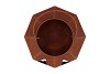 RUSTY SCOTTISH BROWN DECO PUMPKIN 26X23CM