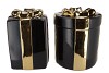 JOY WILD BLACK VASE PRESENT 23X35CM NM