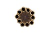MIKA MAJESTIC GOLD VASE TUBE 14X20CM