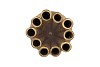 MIKA MAJESTIC GOLD VASE TUBE 18X25CM