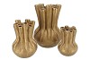 MIKA MAJESTIC GOLD VASE TUBE 26X35CM
