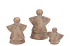 CONCRETE GOLDEN ANGEL WIDE 13X7X11CM