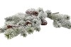 SILK PINE WITH CONE AND SNOW 64CM