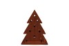 RUSTY SCOTTISH BROWN XMAS TREE 22X6X28CM