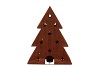 RUSTY SCOTTISH BROWN XMAS TREE 22X6X28CM