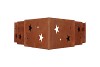 RUSTY SCOTTISH BROWN XMAS TREE 30X8X38CM