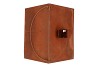 RUSTY SCOTTISH BROWN HOUSE CANDLE 28X62CM