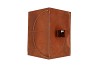 RUSTY SCOTTISH BROWN HOUSE CANDLE 23X40CM