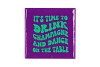 TILE IT'S TIME TO DRINK 10X10X1CM NM
