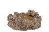 CONCRETE SCOTTISH BROWN PINECONE BOWL 23X23X11CM