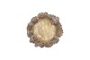 CONCRETE SCOTTISH BROWN PINECONE BOWL 21X21X10CM